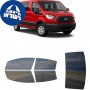 לרכב Ford Transit Passenger Low Top Van 2015 ציפוי חלונות שחורים רב פעמי סיליקון לחלונות קדמיים, אחוריים ולחלון האחורי