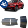 לרכב Geely Tugela 2022 ציפוי חלונות שחורים רב פעמי סיליקון לחלונות קדמיים, אחוריים ולחלון האחורי