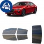 לרכב Genesis G70 2021 ציפוי חלונות שחורים רב פעמי סיליקון לחלונות קדמיים, אחוריים ולחלון האחורי