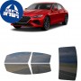 לרכב Genesis G70 2022 ציפוי חלונות שחורים רב פעמי סיליקון לחלונות קדמיים, אחוריים ולחלון האחורי