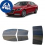 לרכב Genesis G80 2018 ציפוי חלונות שחורים רב פעמי סיליקון לחלונות קדמיים, אחוריים ולחלון האחורי