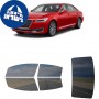 לרכב Genesis G90 2019 ציפוי חלונות שחורים רב פעמי סיליקון לחלונות קדמיים, אחוריים ולחלון האחורי