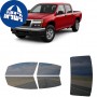 לרכב GMC Canyon Crew PU 2004 ציפוי חלונות שחורים רב פעמי סיליקון לחלונות קדמיים, אחוריים ולחלון האחורי