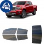 לרכב GMC Canyon Denali 2018 ציפוי חלונות שחורים רב פעמי סיליקון לחלונות קדמיים, אחוריים ולחלון האחורי
