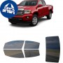 לרכב GMC Canyon Extd PU 2015 ציפוי חלונות שחורים רב פעמי סיליקון לחלונות קדמיים, אחוריים ולחלון האחורי