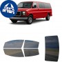 לרכב GMC Savana Extd Van 1996 ציפוי חלונות שחורים רב פעמי סיליקון לחלונות קדמיים, אחוריים ולחלון האחורי