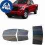 לרכב GMC Sierra 1500 Limited 2022 ציפוי חלונות שחורים רב פעמי סיליקון לחלונות קדמיים, אחוריים ולחלון האחורי