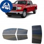לרכב GMC Sierra Crew PU 2007 ציפוי חלונות שחורים רב פעמי סיליקון לחלונות קדמיים, אחוריים ולחלון האחורי