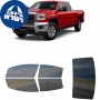 לרכב GMC Sierra HD 25003500 Crew PU 2014 ציפוי חלונות שחורים רב פעמי סיליקון לחלונות קדמיים, אחוריים ולחלון האחורי
