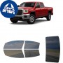לרכב GMC Sierra HD 25003500 Crew PU 2015 ציפוי חלונות שחורים רב פעמי סיליקון לחלונות קדמיים, אחוריים ולחלון האחורי