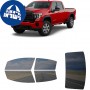 לרכב GMC Sierra HD 25003500 Crew PU 2020 ציפוי חלונות שחורים רב פעמי סיליקון לחלונות קדמיים, אחוריים ולחלון האחורי