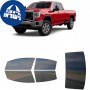 לרכב GMC Sierra HD 25003500 PU 2020 ציפוי חלונות שחורים רב פעמי סיליקון לחלונות קדמיים, אחוריים ולחלון האחורי