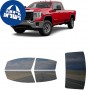 לרכב GMC Sierra PRO 3500HD 2022 ציפוי חלונות שחורים רב פעמי סיליקון לחלונות קדמיים, אחוריים ולחלון האחורי