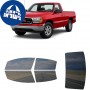 לרכב GMC Sierra PU 1999 ציפוי חלונות שחורים רב פעמי סיליקון לחלונות קדמיים, אחוריים ולחלון האחורי