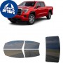 לרכב GMC Sierra1500 PU 2019 ציפוי חלונות שחורים רב פעמי סיליקון לחלונות קדמיים, אחוריים ולחלון האחורי