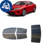לרכב Honda Accord 2D Cpe 2013 ציפוי חלונות שחורים רב פעמי סיליקון לחלונות קדמיים, אחוריים ולחלון האחורי
