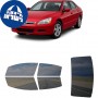 לרכב Honda Accord Hybrid 4D Sdn 2005 ציפוי חלונות שחורים רב פעמי סיליקון לחלונות קדמיים, אחוריים ולחלון האחורי