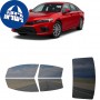 לרכב Honda Civic Sedan 2022 ציפוי חלונות שחורים רב פעמי סיליקון לחלונות קדמיים, אחוריים ולחלון האחורי