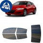 לרכב Honda CR-Z 2011 ציפוי חלונות שחורים רב פעמי סיליקון לחלונות קדמיים, אחוריים ולחלון האחורי