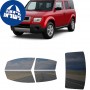 לרכב Honda Element 2003 ציפוי חלונות שחורים רב פעמי סיליקון לחלונות קדמיים, אחוריים ולחלון האחורי