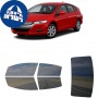 לרכב Honda Insight Hatchback 2010 ציפוי חלונות שחורים רב פעמי סיליקון לחלונות קדמיים, אחוריים ולחלון האחורי
