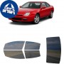 לרכב Honda Prelude 1997 ציפוי חלונות שחורים רב פעמי סיליקון לחלונות קדמיים, אחוריים ולחלון האחורי