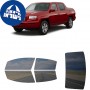לרכב Honda Ridgeline 2006 ציפוי חלונות שחורים רב פעמי סיליקון לחלונות קדמיים, אחוריים ולחלון האחורי