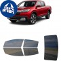 לרכב Honda Ridgeline 2019 ציפוי חלונות שחורים רב פעמי סיליקון לחלונות קדמיים, אחוריים ולחלון האחורי