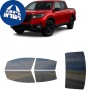 לרכב Honda Ridgeline Black Edition 2021 ציפוי חלונות שחורים רב פעמי סיליקון לחלונות קדמיים, אחוריים ולחלון האחורי