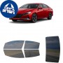 לרכב Hyundai Elantra 2021 ציפוי חלונות שחורים רב פעמי סיליקון לחלונות קדמיים, אחוריים ולחלון האחורי