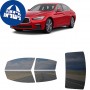 לרכב Infiniti Q50 2020 ציפוי חלונות שחורים רב פעמי סיליקון לחלונות קדמיים, אחוריים ולחלון האחורי