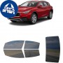 לרכב INFINITI QX30 2019 ציפוי חלונות שחורים רב פעמי סיליקון לחלונות קדמיים, אחוריים ולחלון האחורי