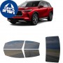 לרכב Infiniti QX60 2022 ציפוי חלונות שחורים רב פעמי סיליקון לחלונות קדמיים, אחוריים ולחלון האחורי