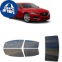 לרכב Jaguar XF Sportbrake 2018 ציפוי חלונות שחורים רב פעמי סיליקון לחלונות קדמיים, אחוריים ולחלון האחורי
