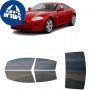 לרכב Jaguar XK Two-door Coupe 2007 ציפוי חלונות שחורים רב פעמי סיליקון לחלונות קדמיים, אחוריים ולחלון האחורי