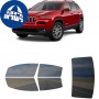 לרכב Jeep Cherokee 2014 ציפוי חלונות שחורים רב פעמי סיליקון לחלונות קדמיים, אחוריים ולחלון האחורי