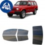 לרכב Jeep Cherokee Four-door 1997 ציפוי חלונות שחורים רב פעמי סיליקון לחלונות קדמיים, אחוריים ולחלון האחורי