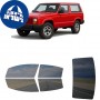 לרכב Jeep Cherokee Two-door 1997 ציפוי חלונות שחורים רב פעמי סיליקון לחלונות קדמיים, אחוריים ולחלון האחורי