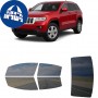 לרכב Jeep Grand Cherokee 2011 ציפוי חלונות שחורים רב פעמי סיליקון לחלונות קדמיים, אחוריים ולחלון האחורי