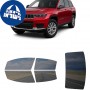 לרכב Jeep Grand Cherokee 2022 ציפוי חלונות שחורים רב פעמי סיליקון לחלונות קדמיים, אחוריים ולחלון האחורי