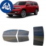 לרכב Jeep GrandWagoneerL 2023 ציפוי חלונות שחורים רב פעמי סיליקון לחלונות קדמיים, אחוריים ולחלון האחורי