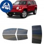 לרכב Jeep Patriot 2013 ציפוי חלונות שחורים רב פעמי סיליקון לחלונות קדמיים, אחוריים ולחלון האחורי