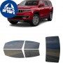 לרכב JEEP Wagoneer Series II 2022 ציפוי חלונות שחורים רב פעמי סיליקון לחלונות קדמיים, אחוריים ולחלון האחורי
