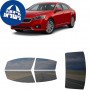 לרכב Kia Cadenza 2017 ציפוי חלונות שחורים רב פעמי סיליקון לחלונות קדמיים, אחוריים ולחלון האחורי