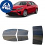 לרכב Kia Forte 2019 ציפוי חלונות שחורים רב פעמי סיליקון לחלונות קדמיים, אחוריים ולחלון האחורי