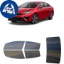 לרכב Kia Forte EX 2019 ציפוי חלונות שחורים רב פעמי סיליקון לחלונות קדמיים, אחוריים ולחלון האחורי
