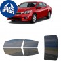 לרכב Kia Forte Two-doorCoupe 2014 ציפוי חלונות שחורים רב פעמי סיליקון לחלונות קדמיים, אחוריים ולחלון האחורי