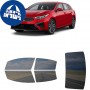 לרכב Kia Forte5 2020 ציפוי חלונות שחורים רב פעמי סיליקון לחלונות קדמיים, אחוריים ולחלון האחורי
