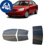 לרכב Kia Optima Sedan 2006 ציפוי חלונות שחורים רב פעמי סיליקון לחלונות קדמיים, אחוריים ולחלון האחורי