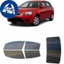 לרכב Kia Rio 2011 ציפוי חלונות שחורים רב פעמי סיליקון לחלונות קדמיים, אחוריים ולחלון האחורי